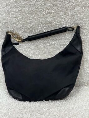 Gucci Leather Trimmed Nylon Hobo Bag